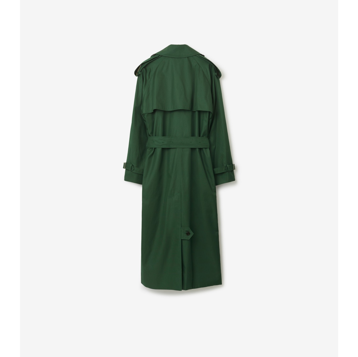 Long Silk Trench Coat