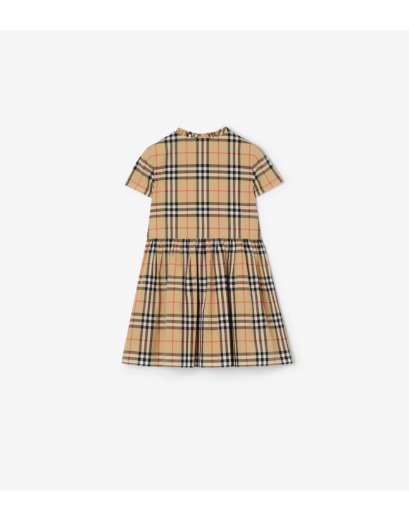 Burberry 120 ワンピース BURBERRY】DELILAH チェックギャザーワンピース (Burberry/ワンピース