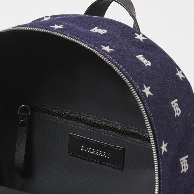 denim backpack purse