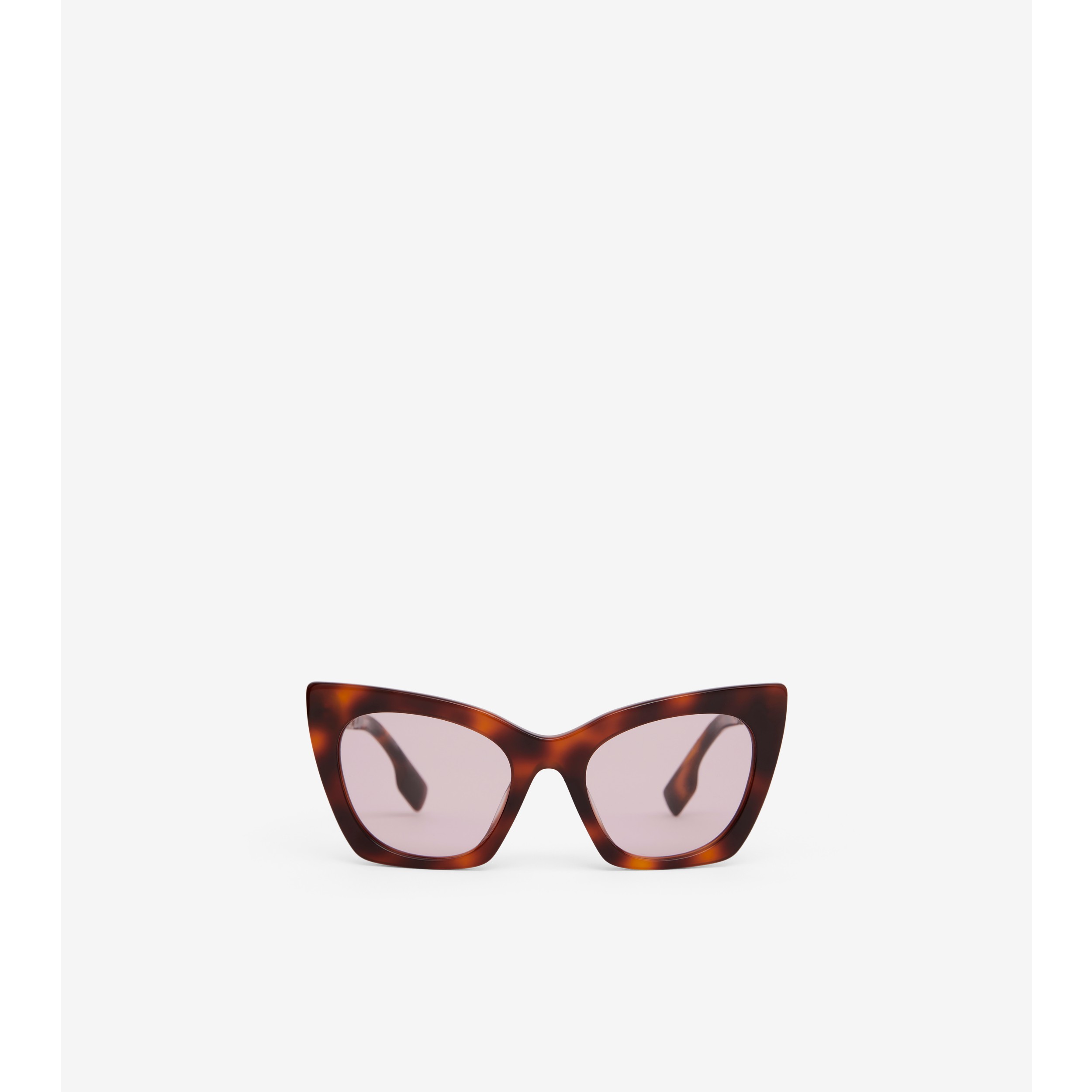 Logo Detail Cat-eye Frame Sunglasses in Warm tortoiseshell - Women |  Burberry® Official