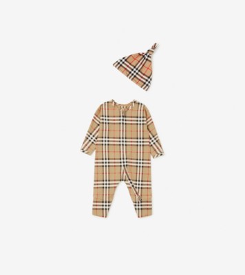 Burberry baby boy hot sale romper