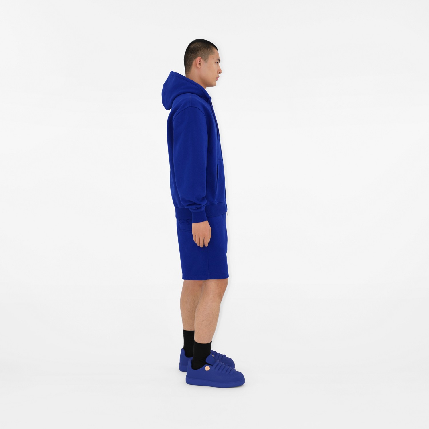 Cotton Shorts in Knight - Men | Burberry® Official Cotton Shorts in Knight - Men | Burberry® Official