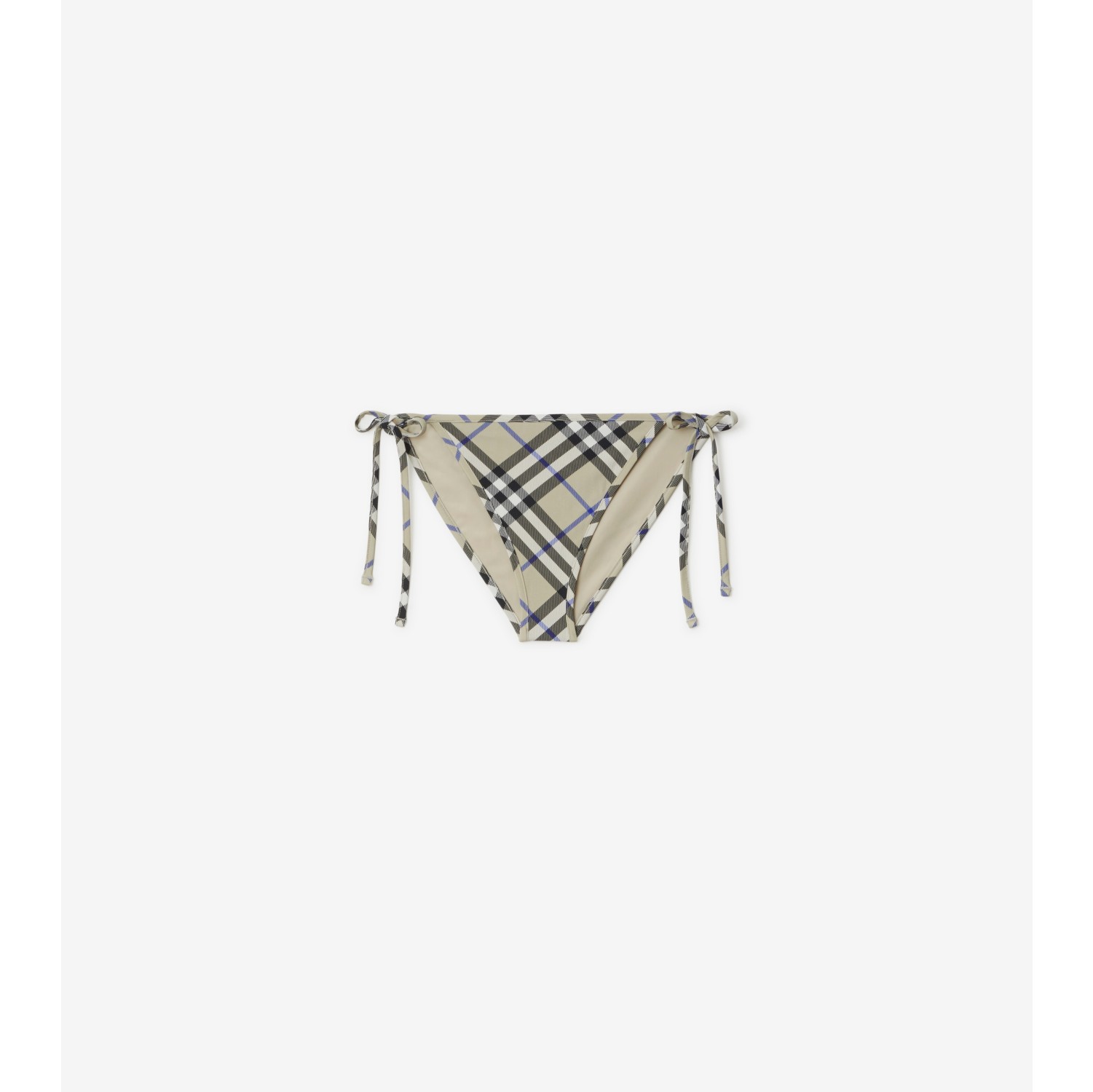 Check Bikini Briefs in Lichen - Women | Burberry® Official