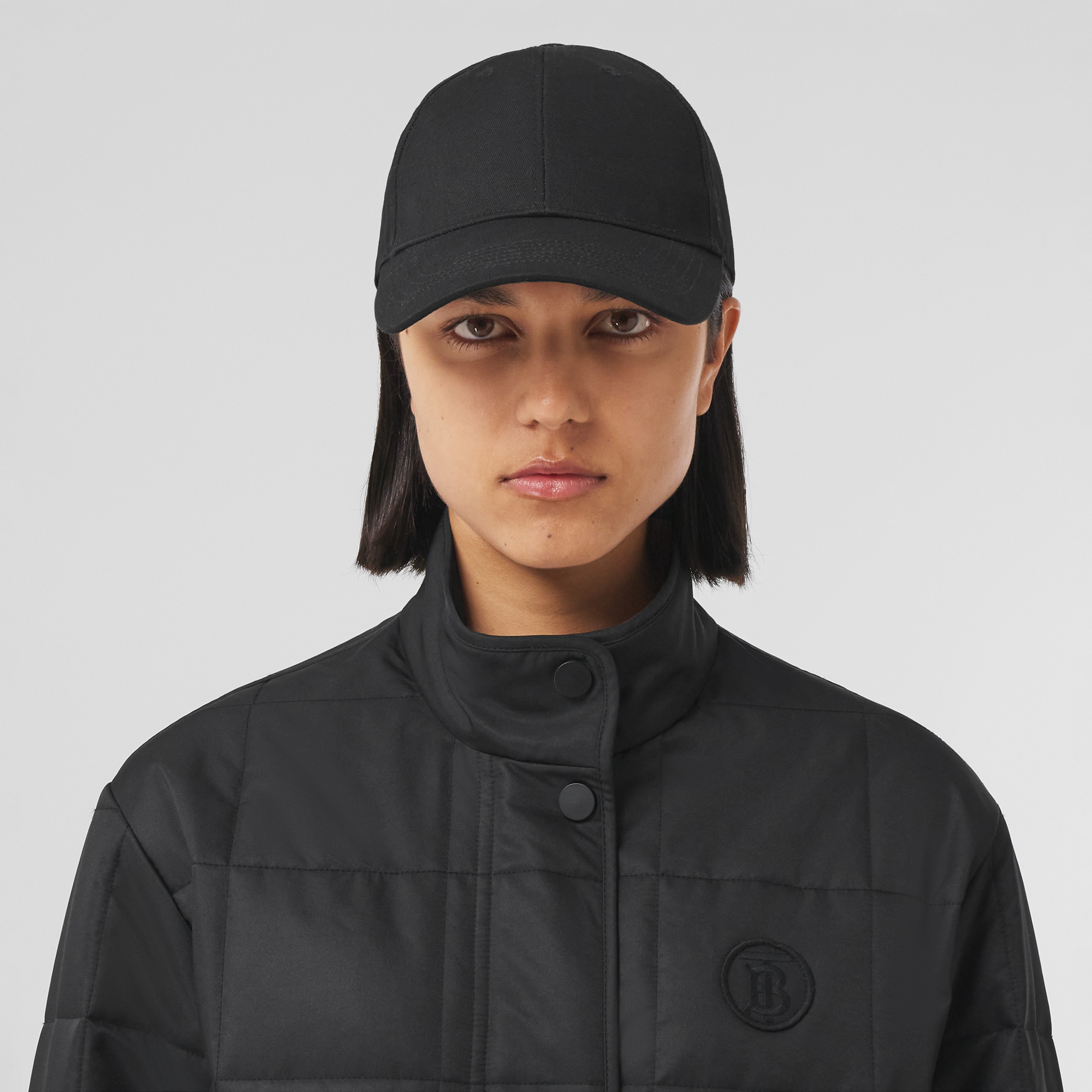Monogram Motif Puffer Jacket in Black - Women | Burberry® Official - 2