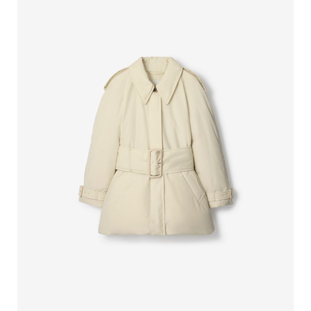  Check Belted Berryhill Padded Car Coat