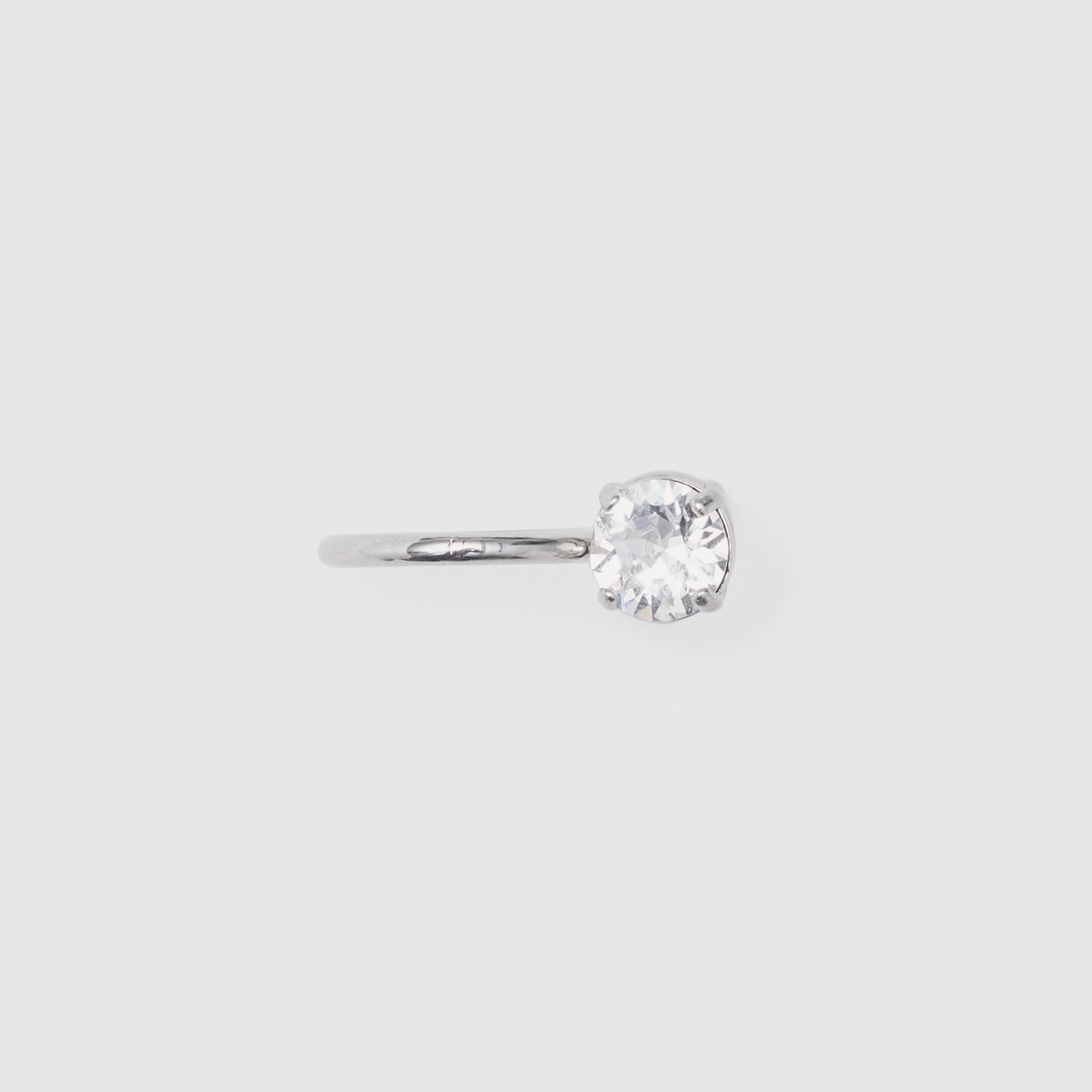 Crystal Detail Palladium-plated Ear Cuff - Women | Burberry® Official - 4