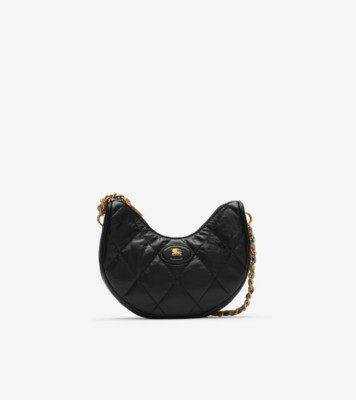 Burberry ホースシュー チェーンバッグ (ブラック) - ウィメンズ, レザー | Burberry®公式サイト