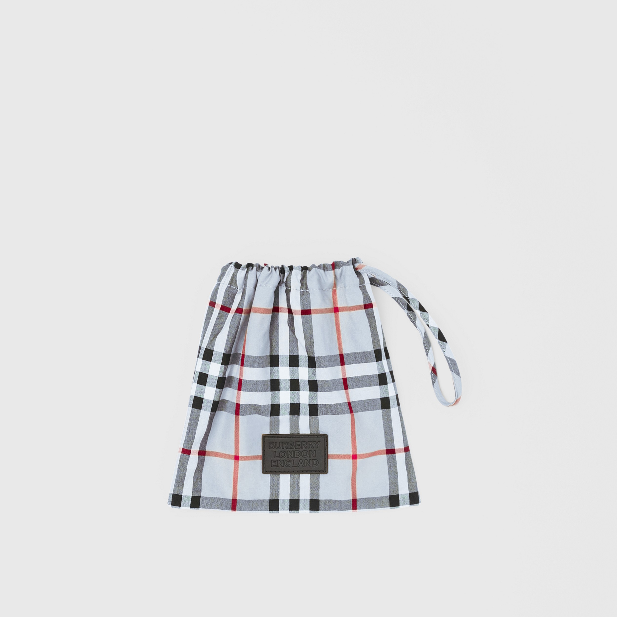 Vintage Check Cotton Face Mask in Pale Blue | Burberry® Official - 2