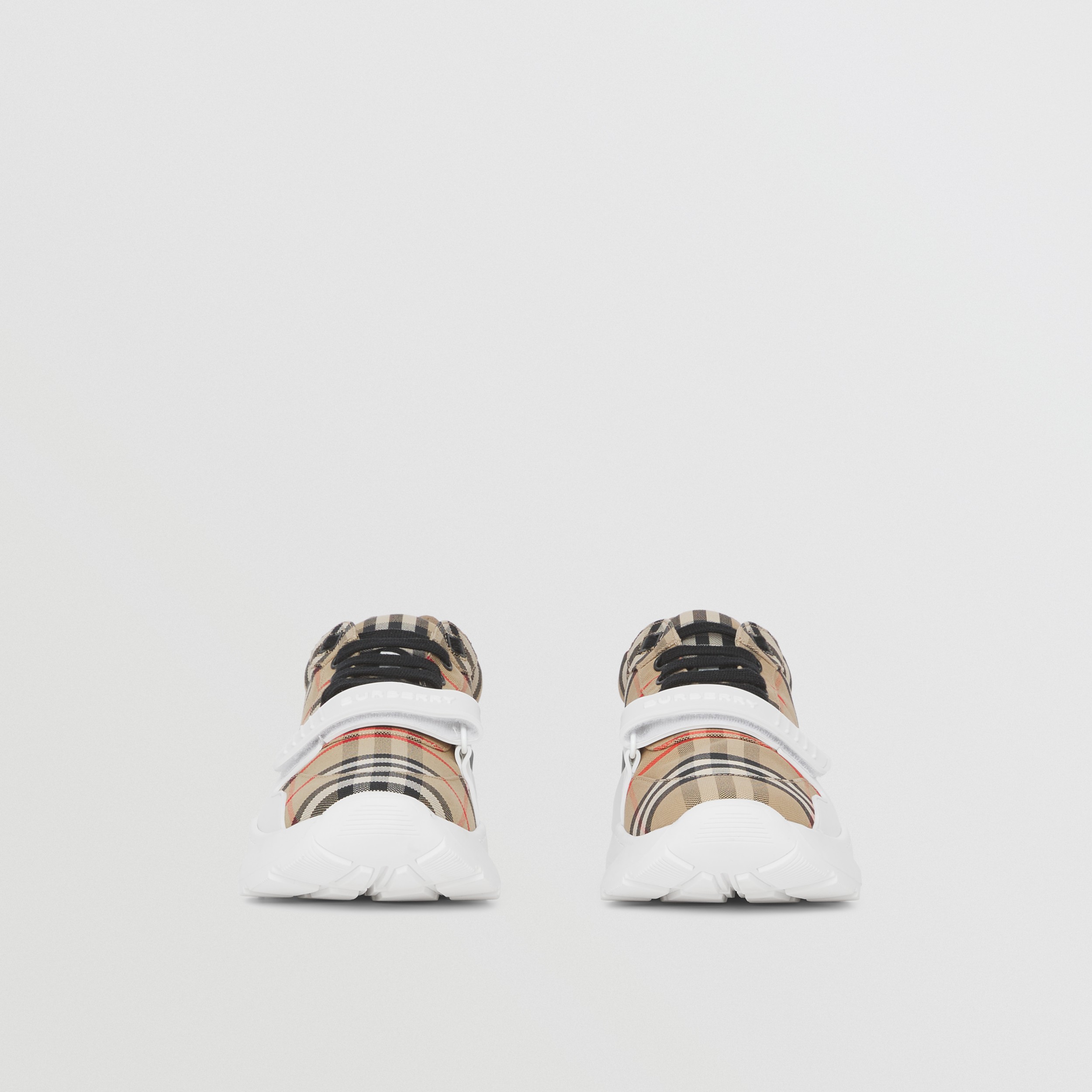 BURBERRY バーバリー メッシュ スエード＆ヴィンテージチェック