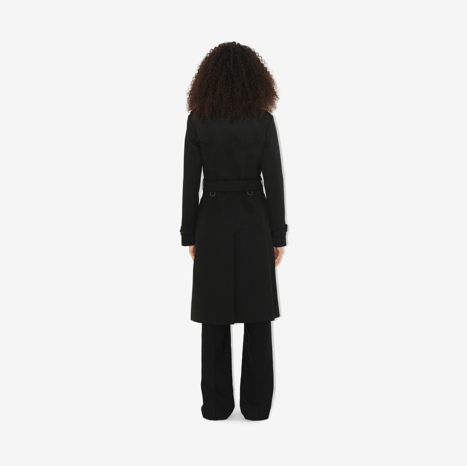 Trench Héritage court Chelsea (Noir) - Femme | Site officiel Burberry®
