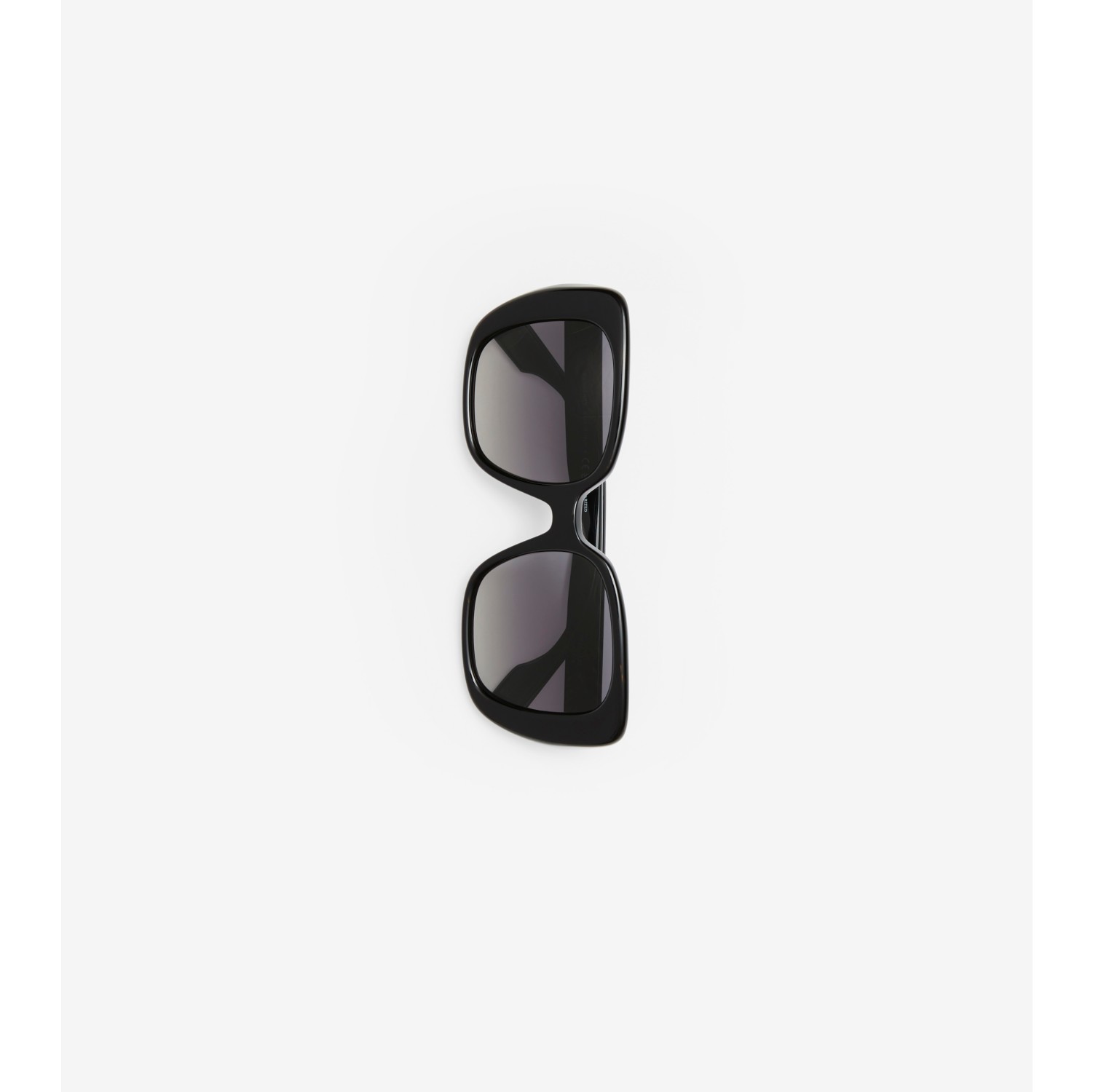 Oversized Square Frame Sunglasses in Black - Women | Burberry® Official