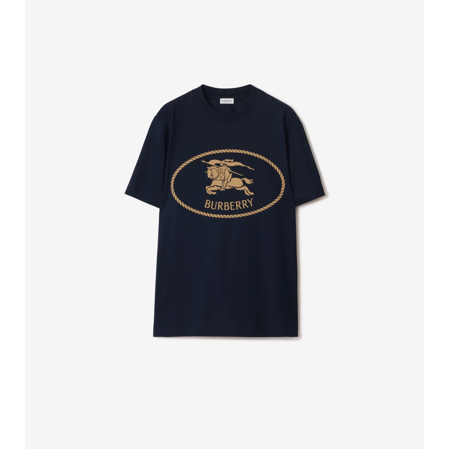 Knight Stamp Cotton T-shirt