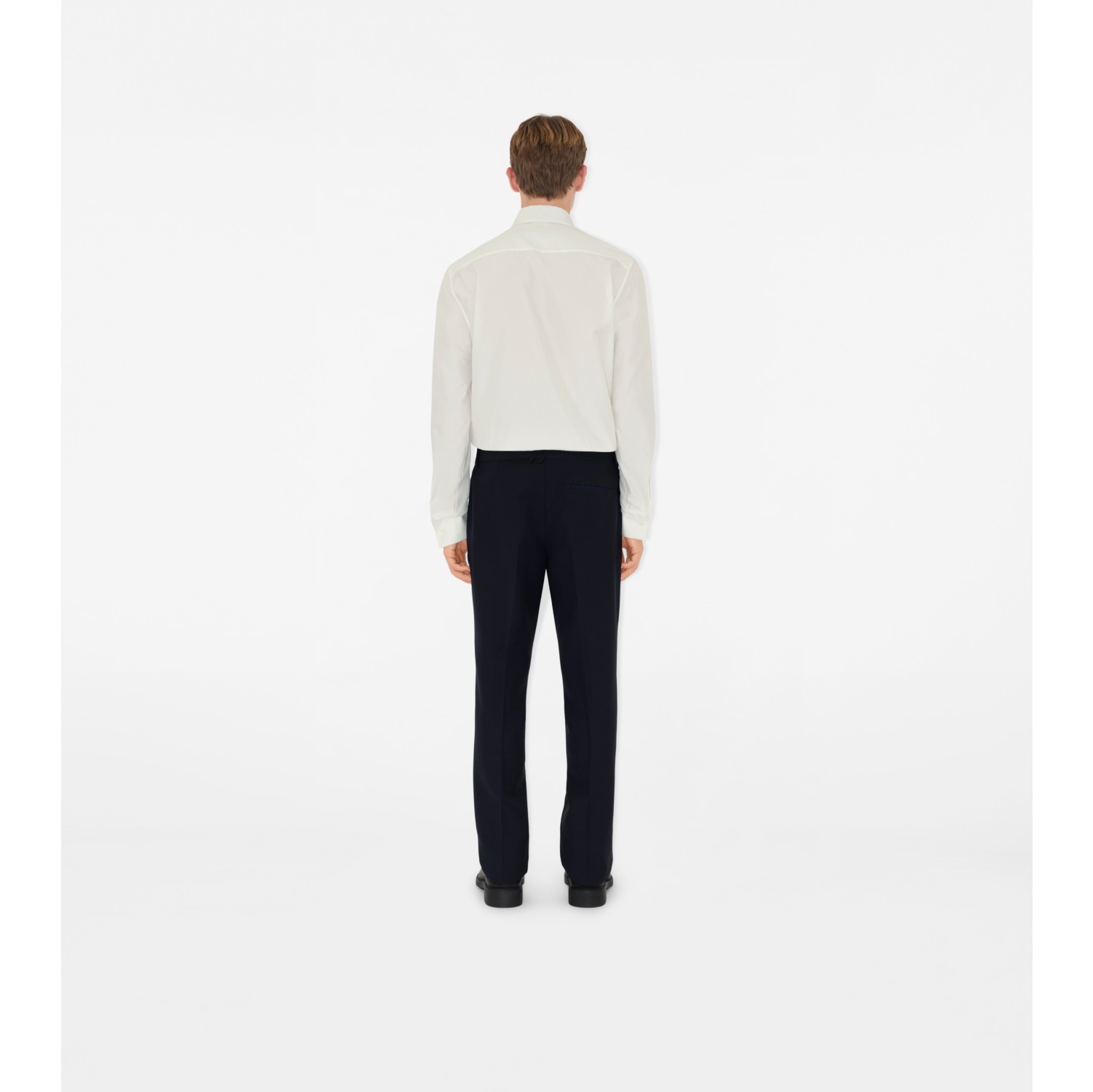 Wool Mohair Tailored Trousers