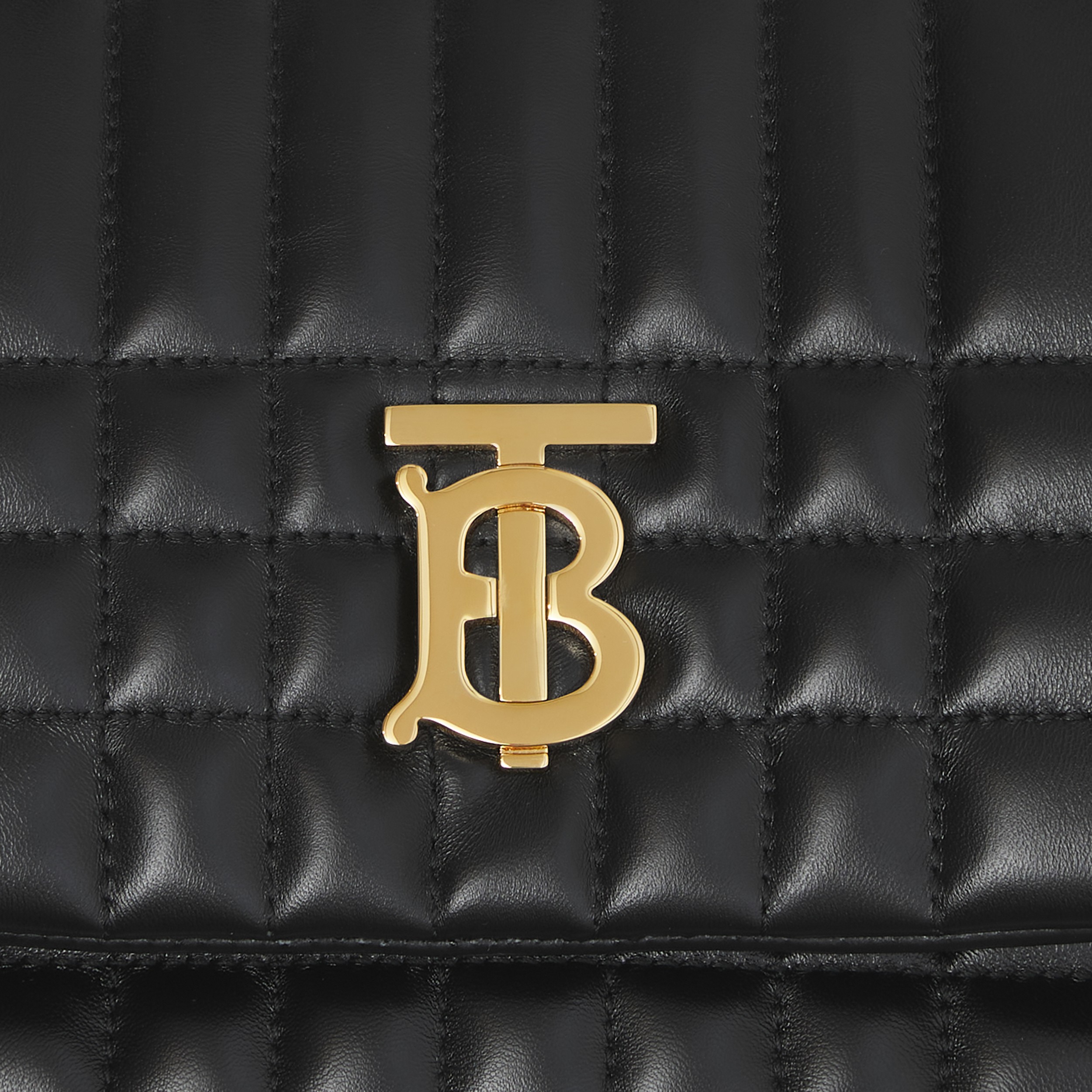 Small Quilted Lambskin Lola Satchel in Black - Women | Burberry® Official - 2