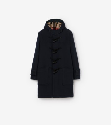 Burberry men's sale wool duffle coat