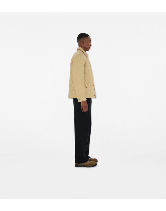 Quilted Gabardine Overshirt