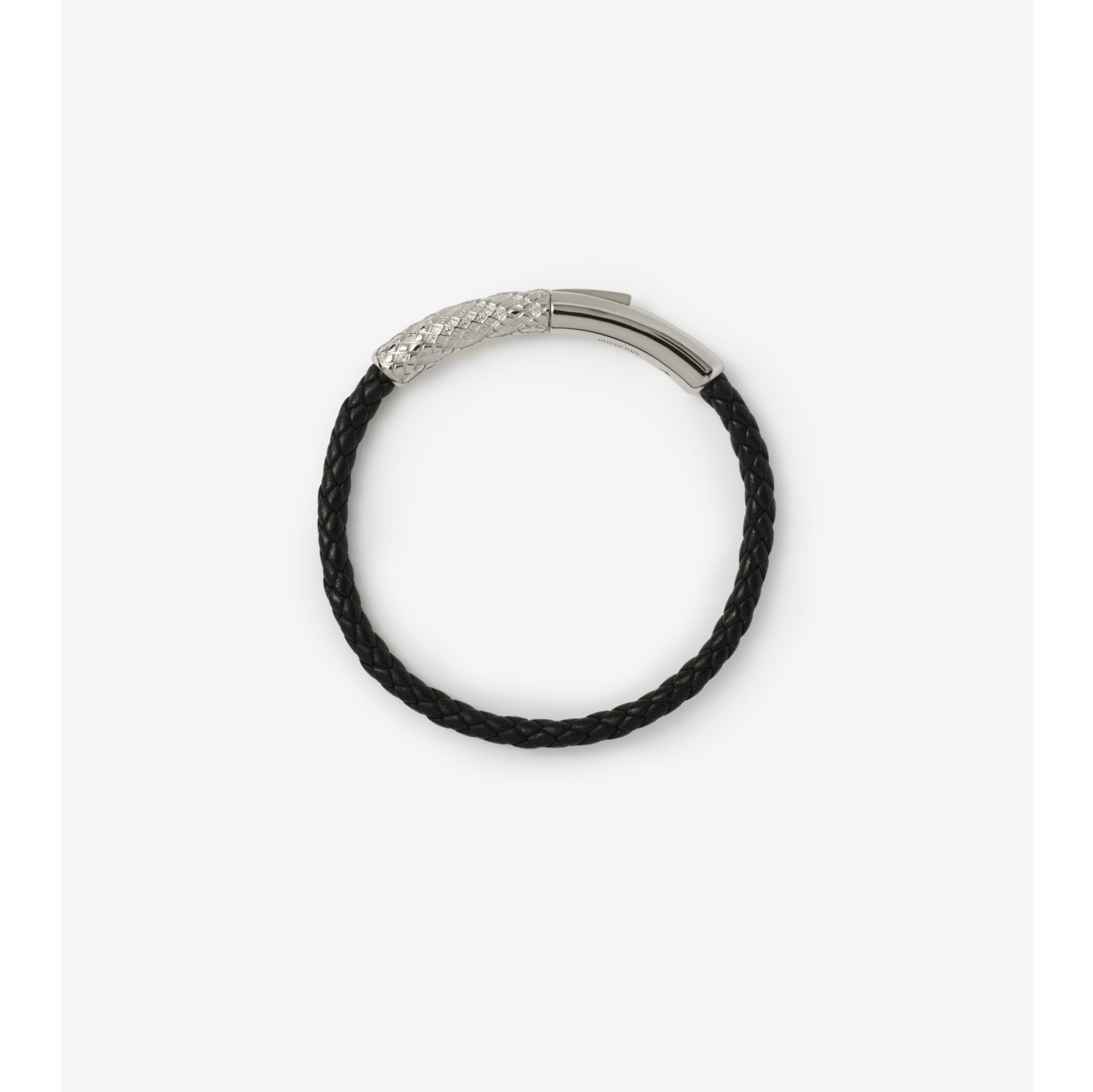 Leather Check Bracelet