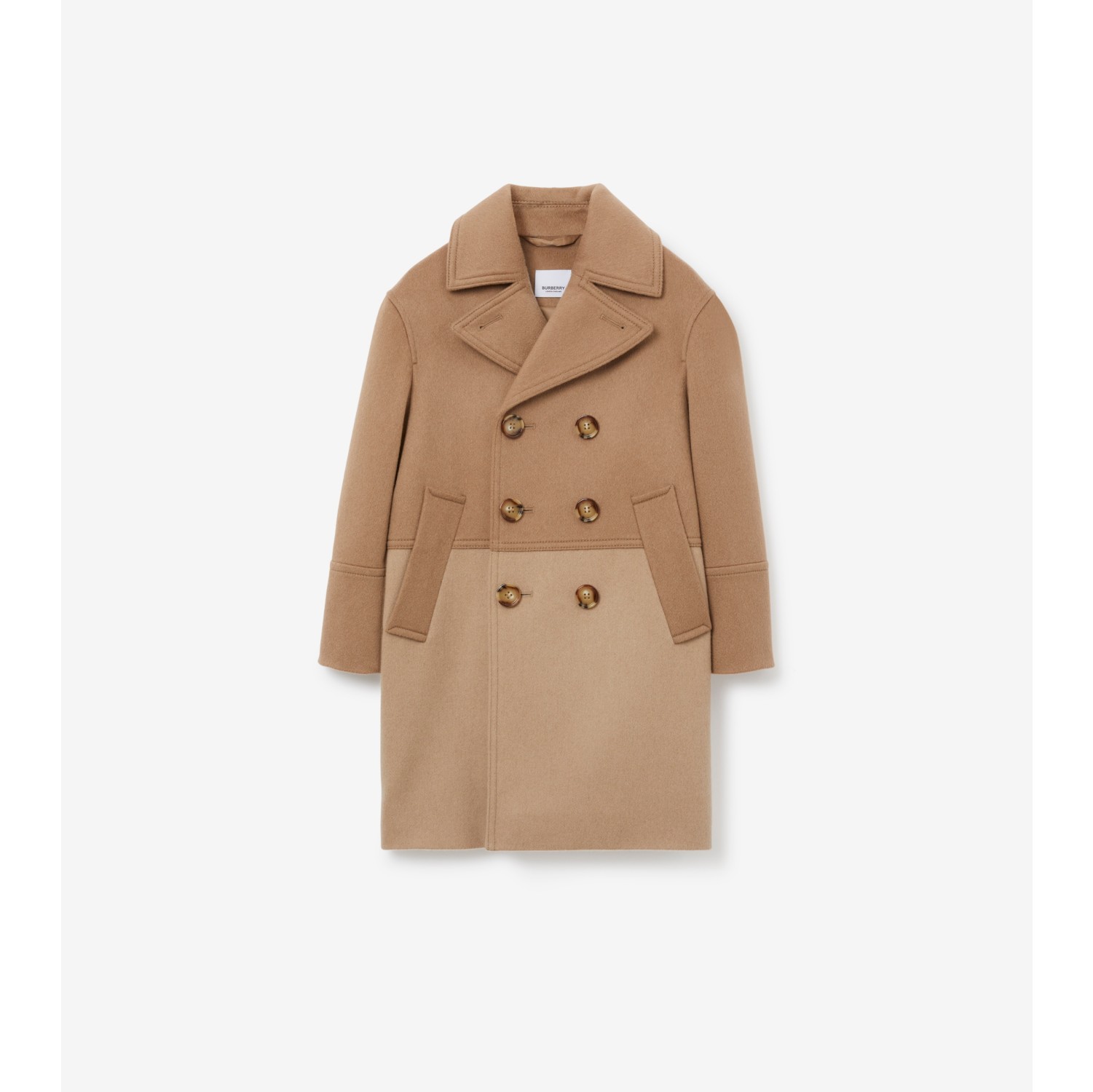 Cashmere Wool Coat in Camel | Burberry® Official