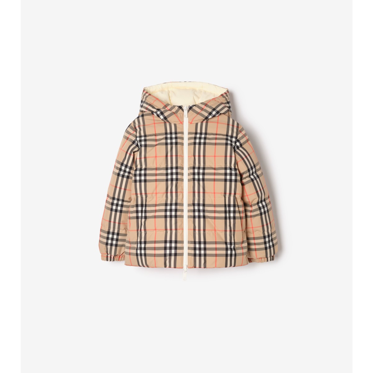  Check Reversible Puffer Jacket