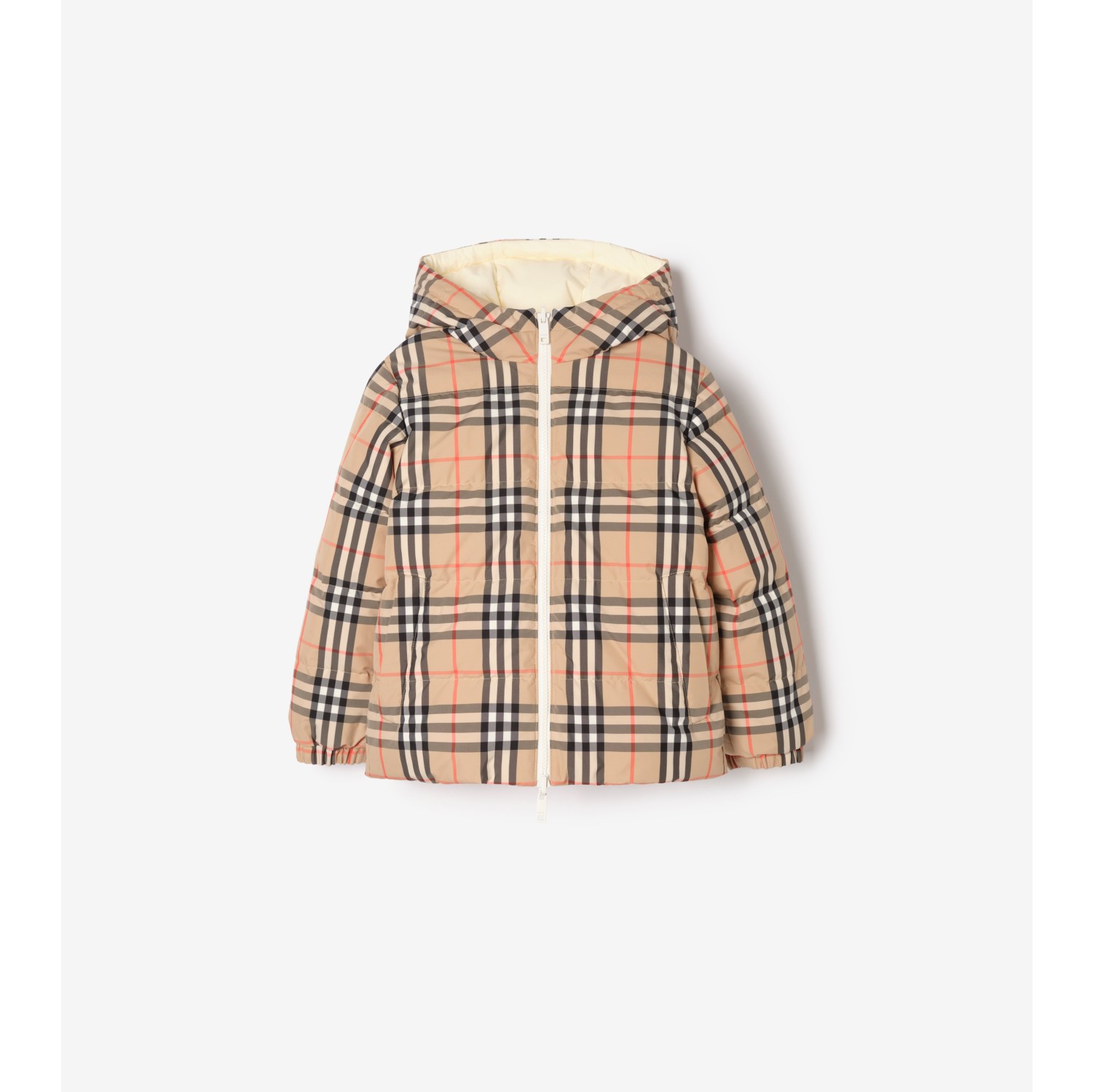 Reversible Check Puffer Jacket