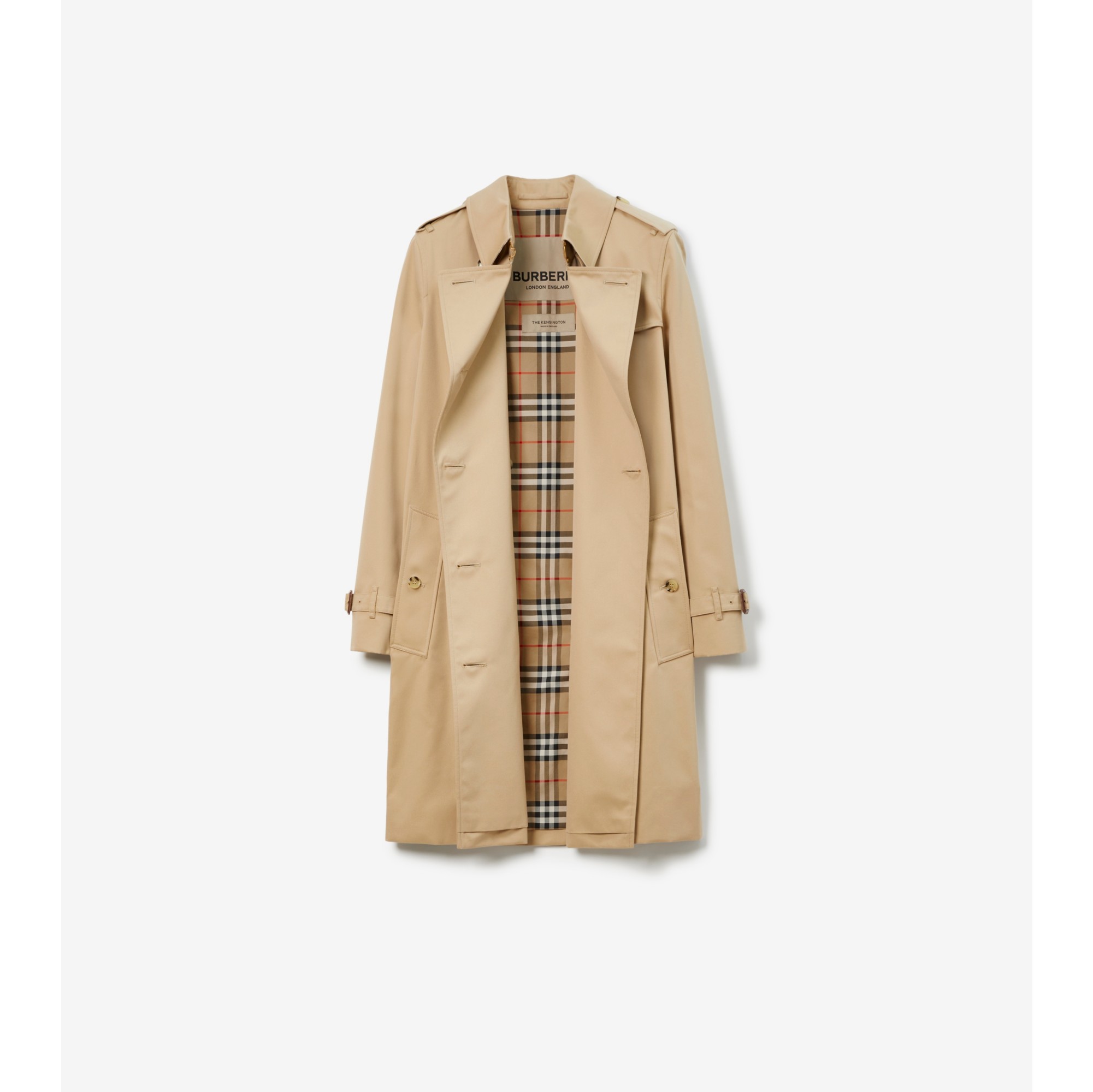 Burberry tiered hem trench coat online