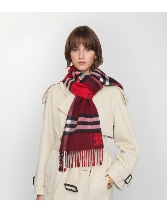 ウィメンズ シルク、ウール、カシミアスカーフ | Burberry® 公式サイト