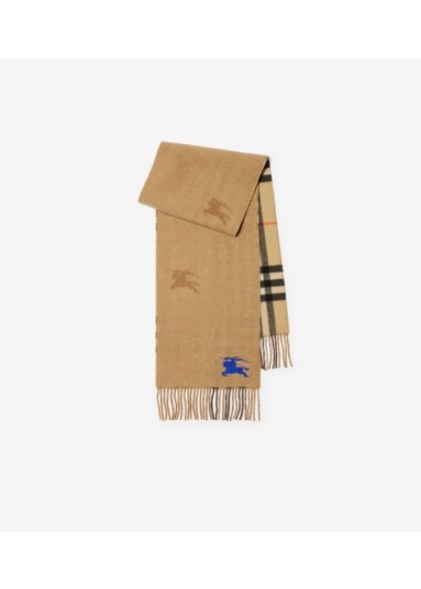 Reversible EKD Check Cashmere Scarf