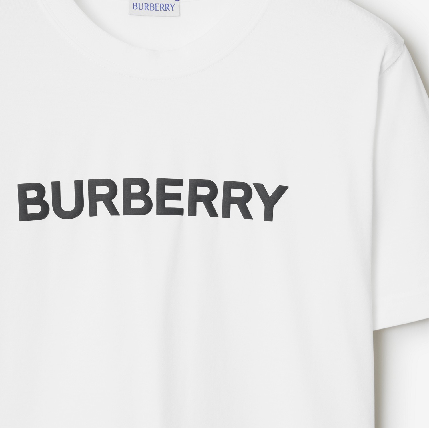 Logo Cotton T-shirt in White - Women | Burberry® Official Logo Cotton T-shirt in White - Women | Burberry® Official