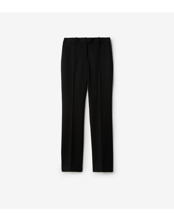 Grain de Poudre Wool Tailored Trousers