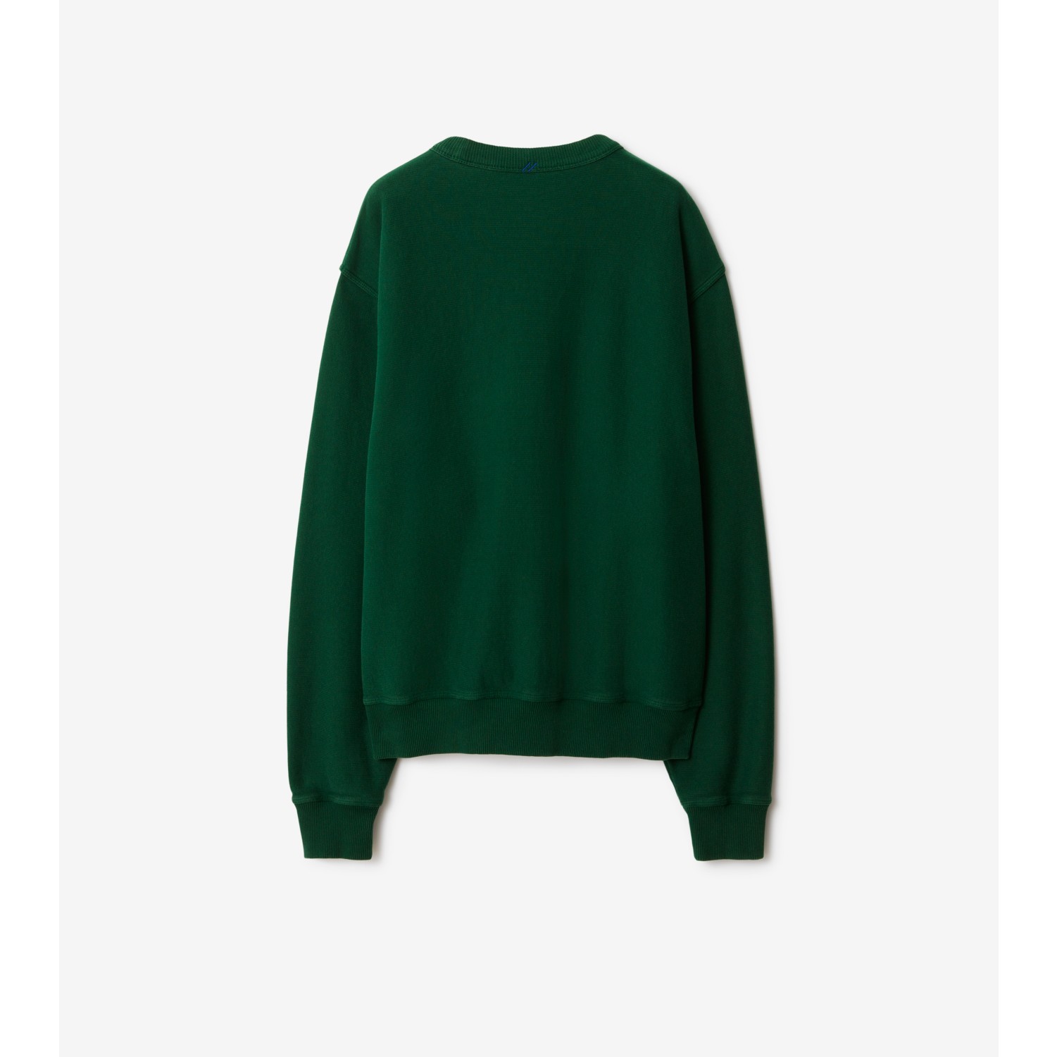 Cotton Sweatshirt in Ivy - Men | Burberry® Official