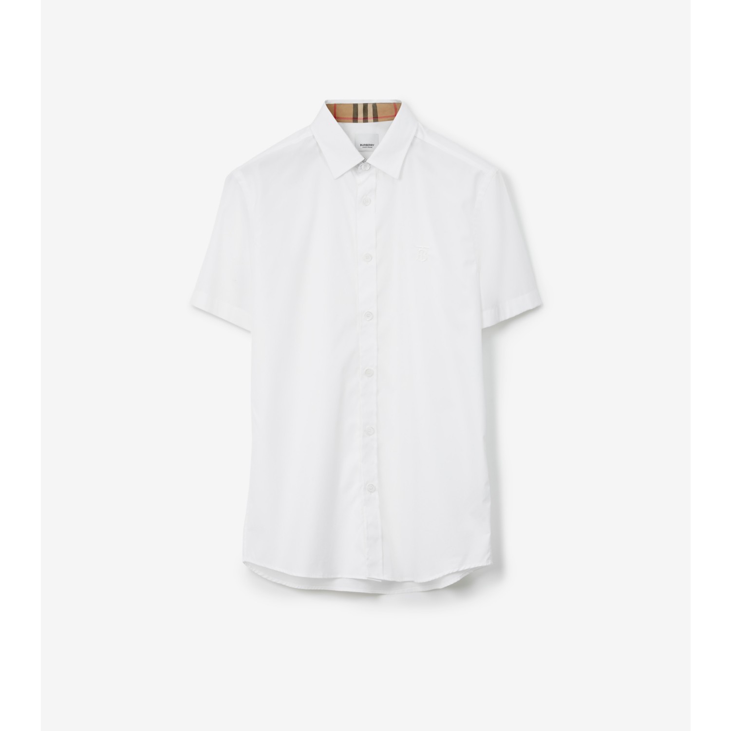 Mens white burberry shirt new arrivals