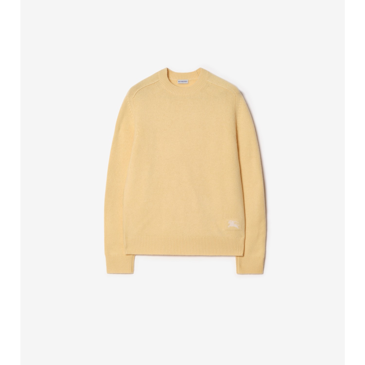 バーバリー　セーター　ナチュラル　38 カシミアセーター (ダフォディルイエロー) - メンズ | Burberry®公式サイト