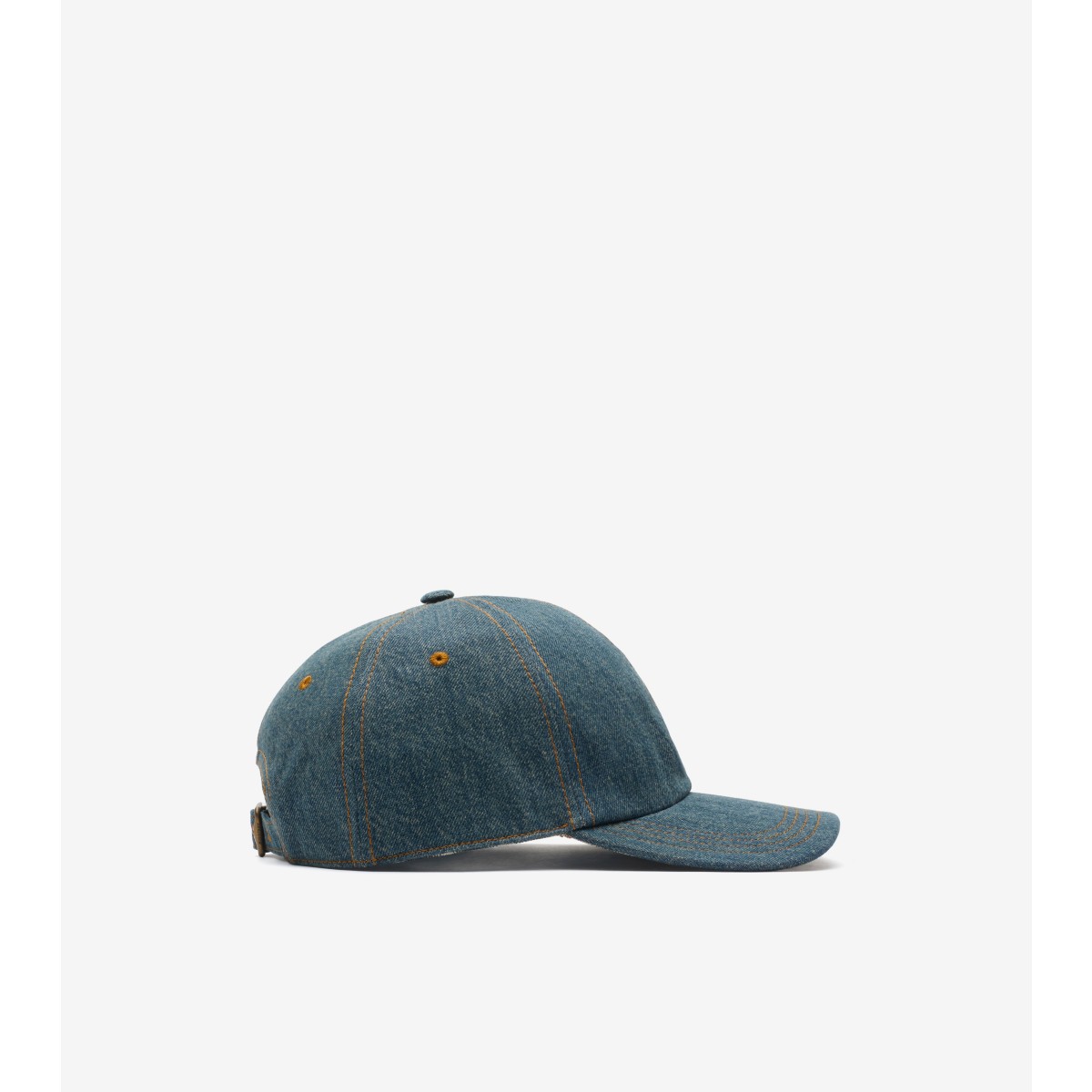  Check Denim Baseball Cap