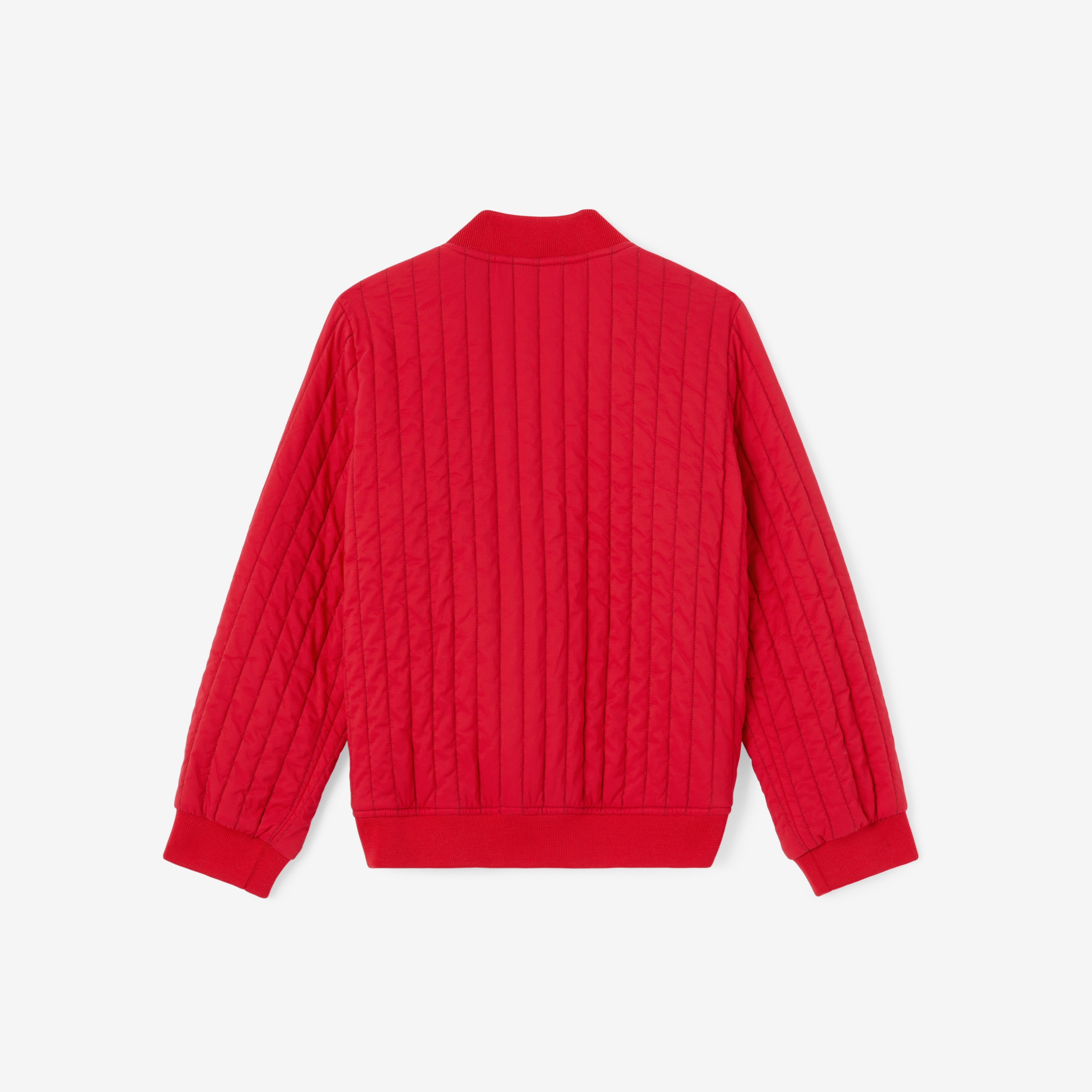 徽标贴花菱形尼龙夹克 (亮红色) | Burberry® 博柏利官网 - 2