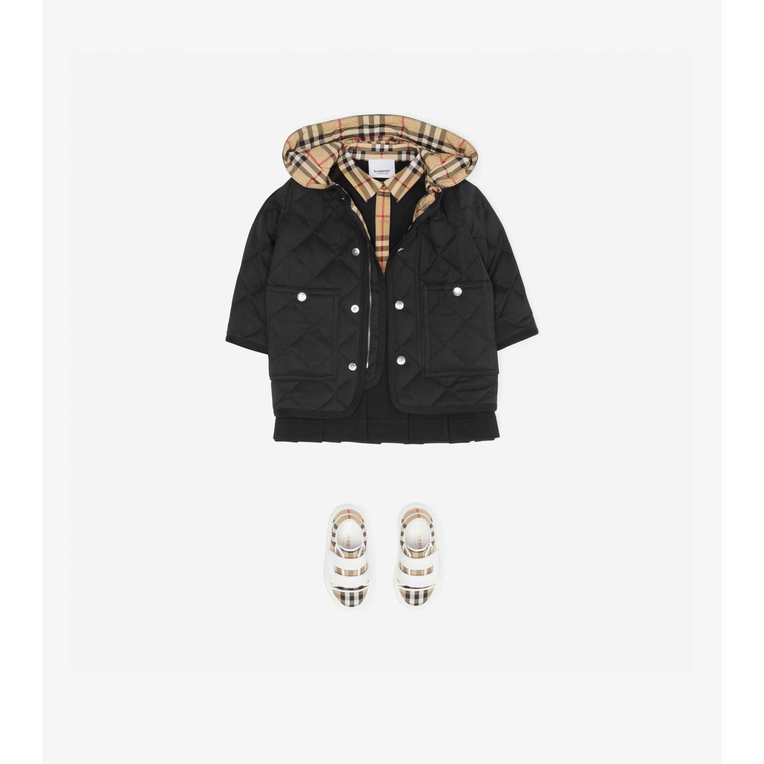 Burberry store hooded coat