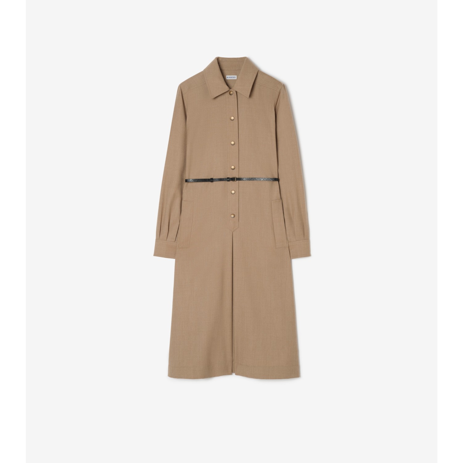 Wool Shirt Dress