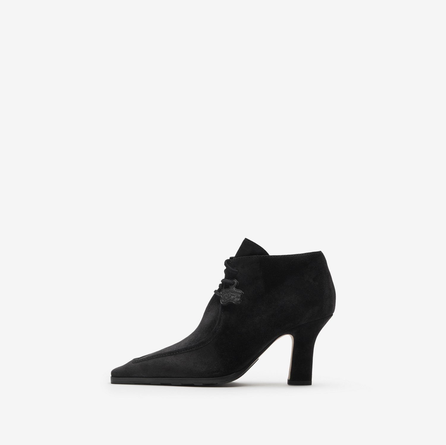 Ankle boots Storm de camurça (Preto) - Mulheres | Burberry® oficial