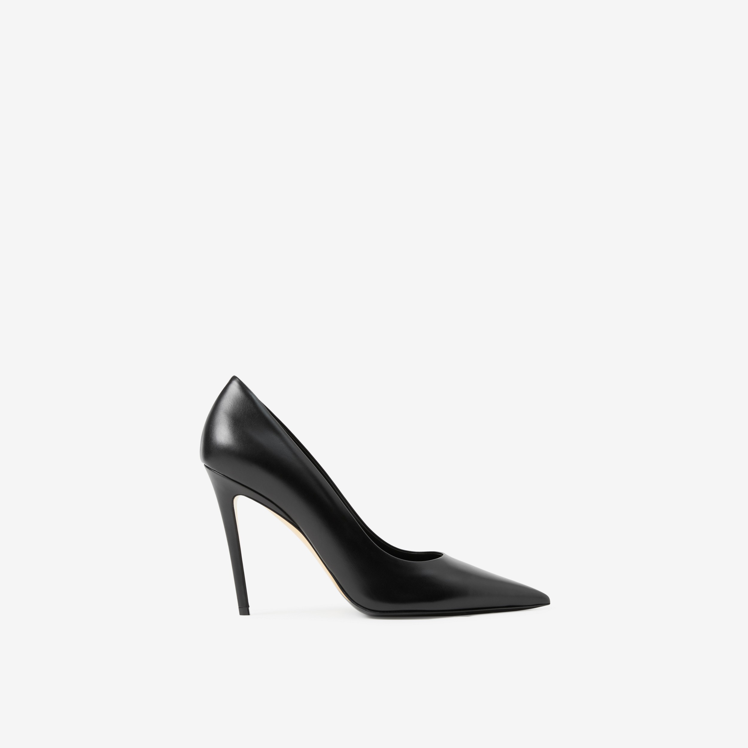 Leather Point-toe Pumps in Black - Women | Burberry® Official - 1