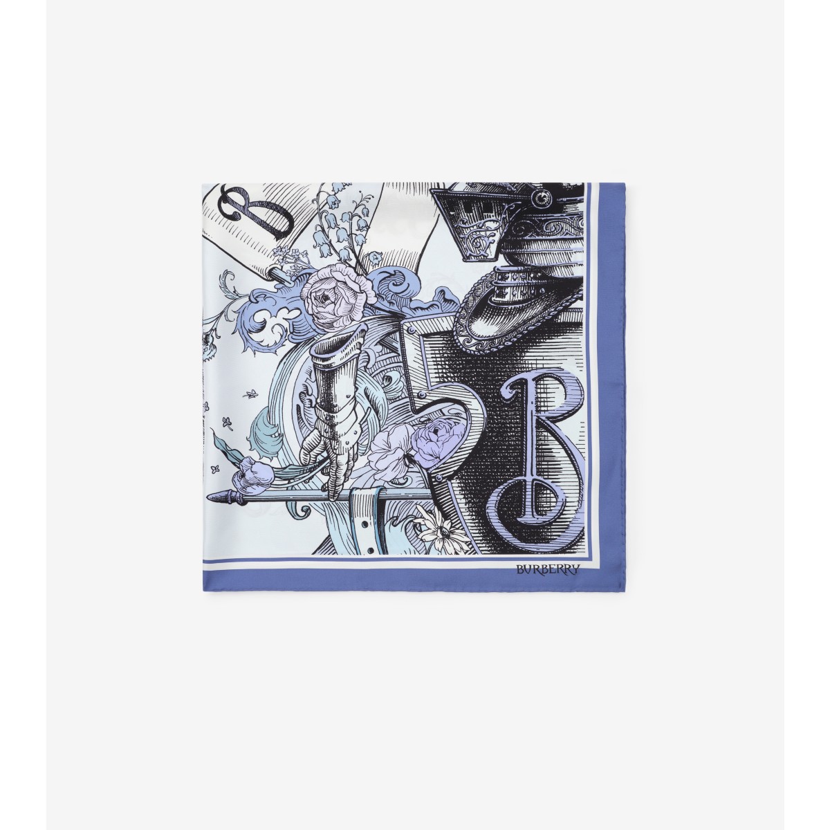  Printed Etched Knight Scarf