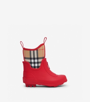 Burberry rain boots clearance kids cheap