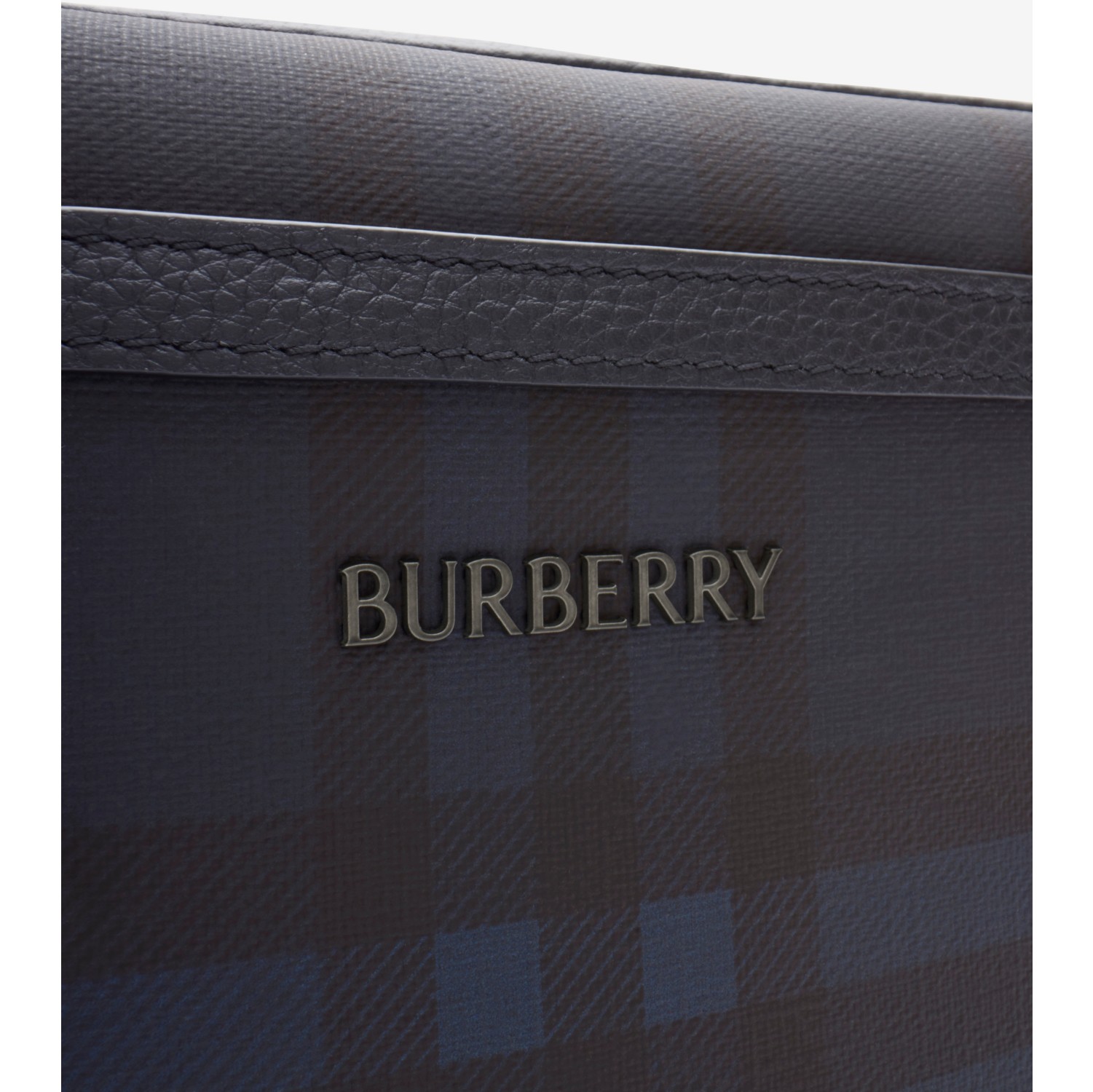 City Check Crossbody Bag in Navy - Men, Cotton, Technical | Burberry® Official
