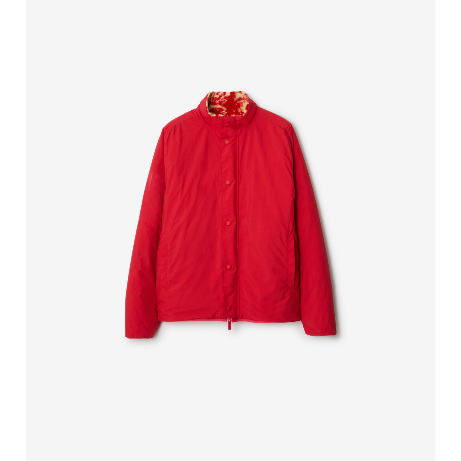 Burberry red store jacket womens