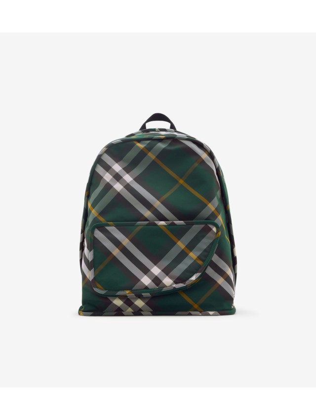 Burberry plaid discount backpack