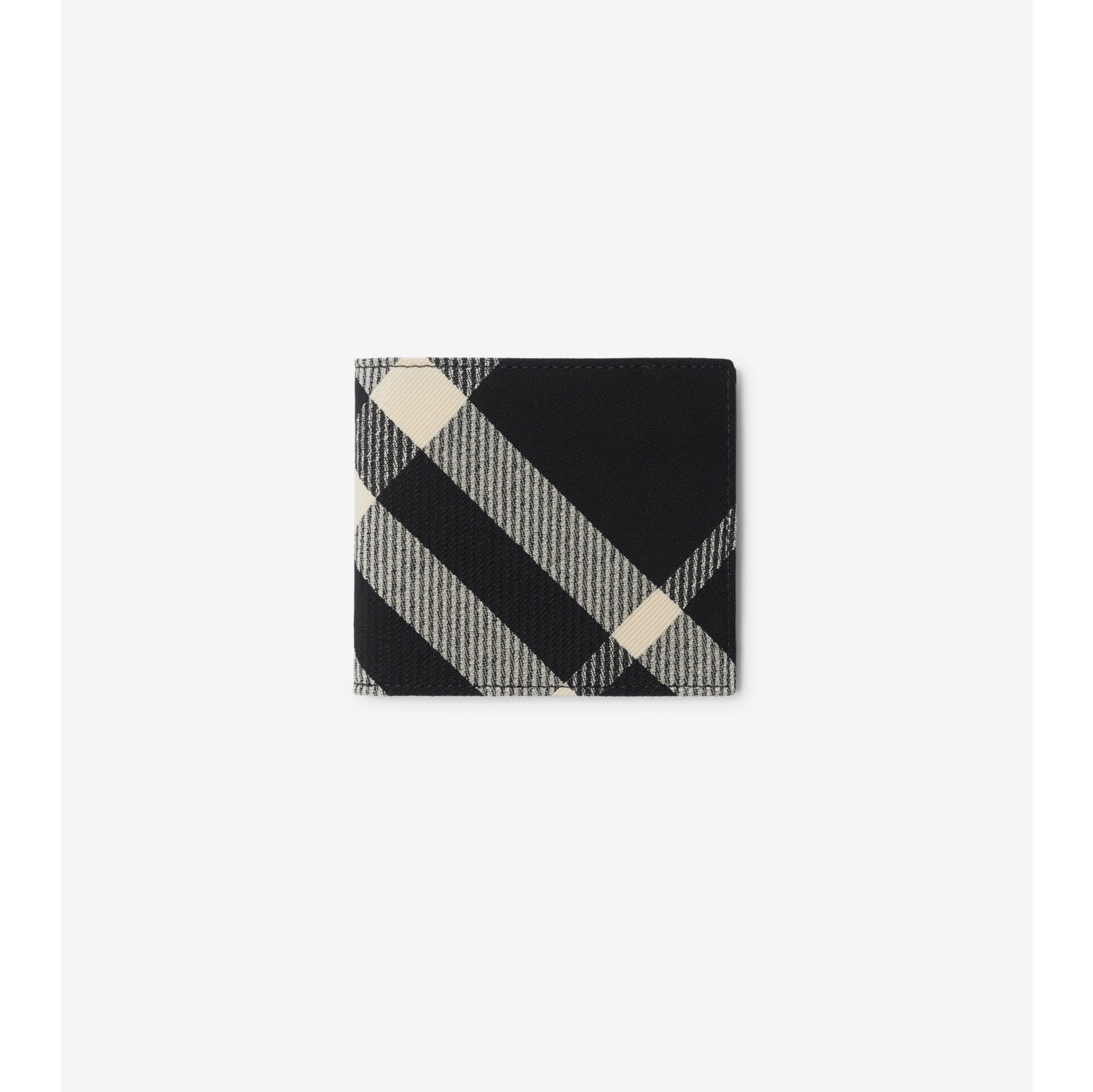 Check Bifold Wallet in Black/calico - Men | Burberry® Official
