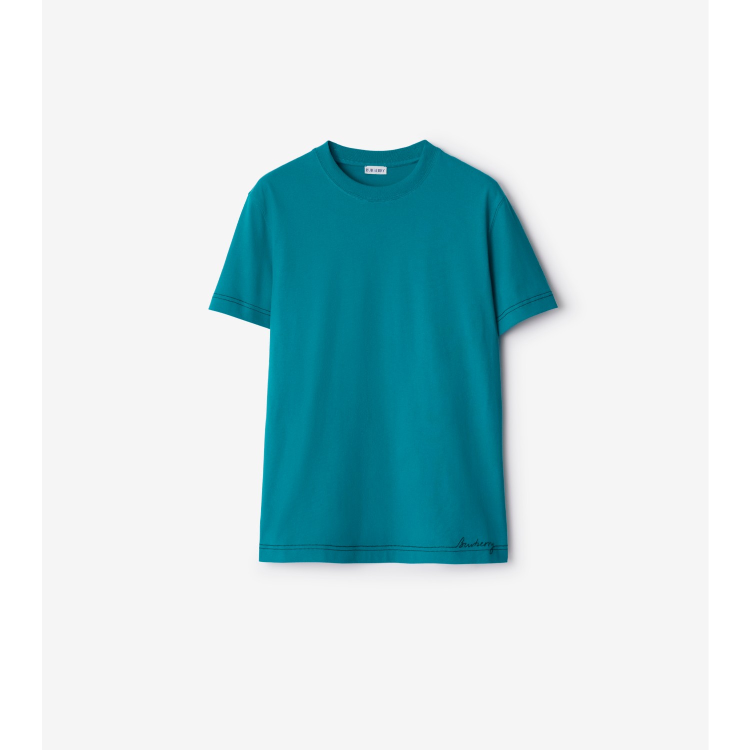 コットンTシャツ (キングフィッシャー) - メンズ, コットン | Burberry®公式サイト