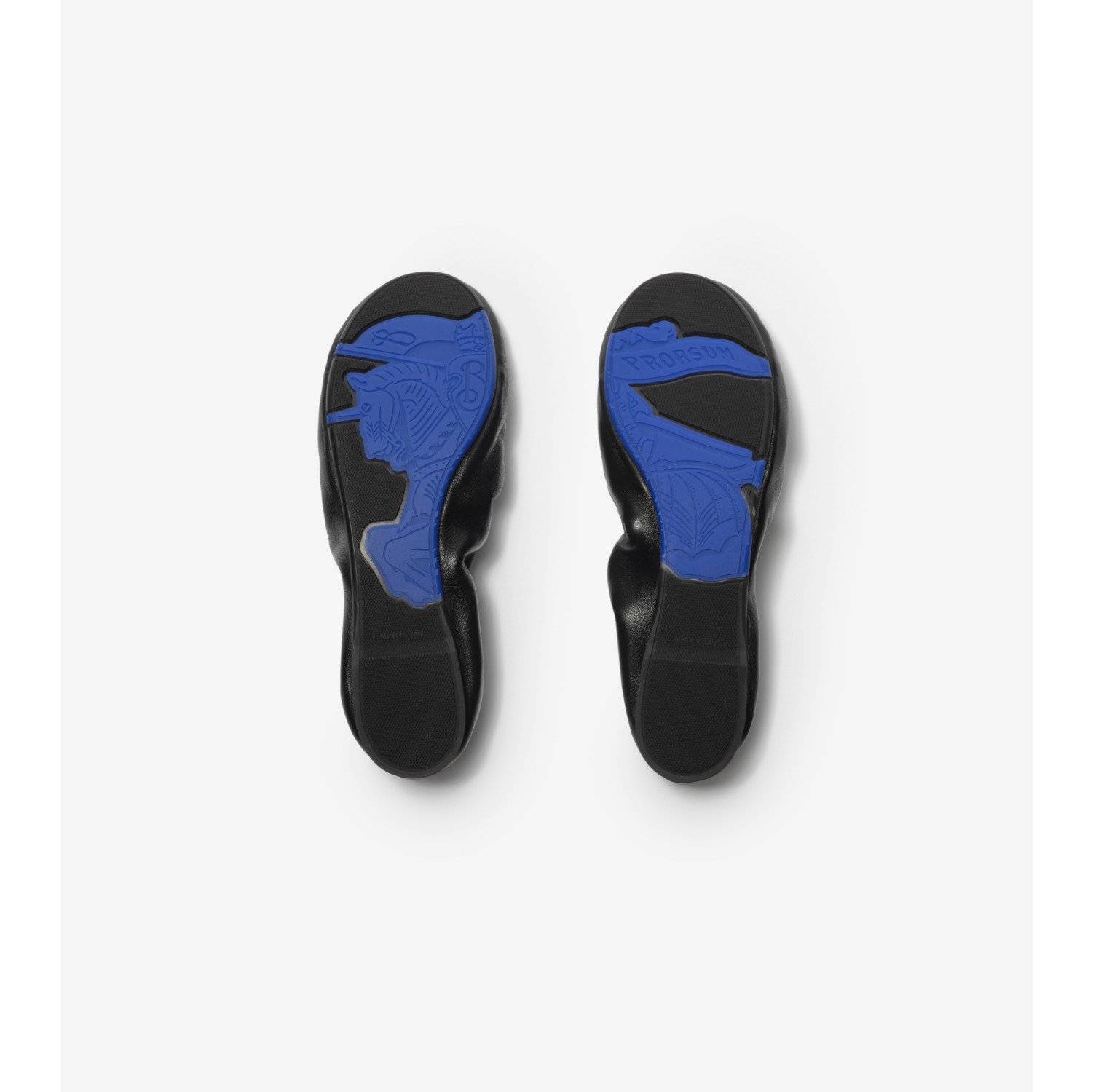 Leather Fawn Loafers in Black - Women | Burberry® Official