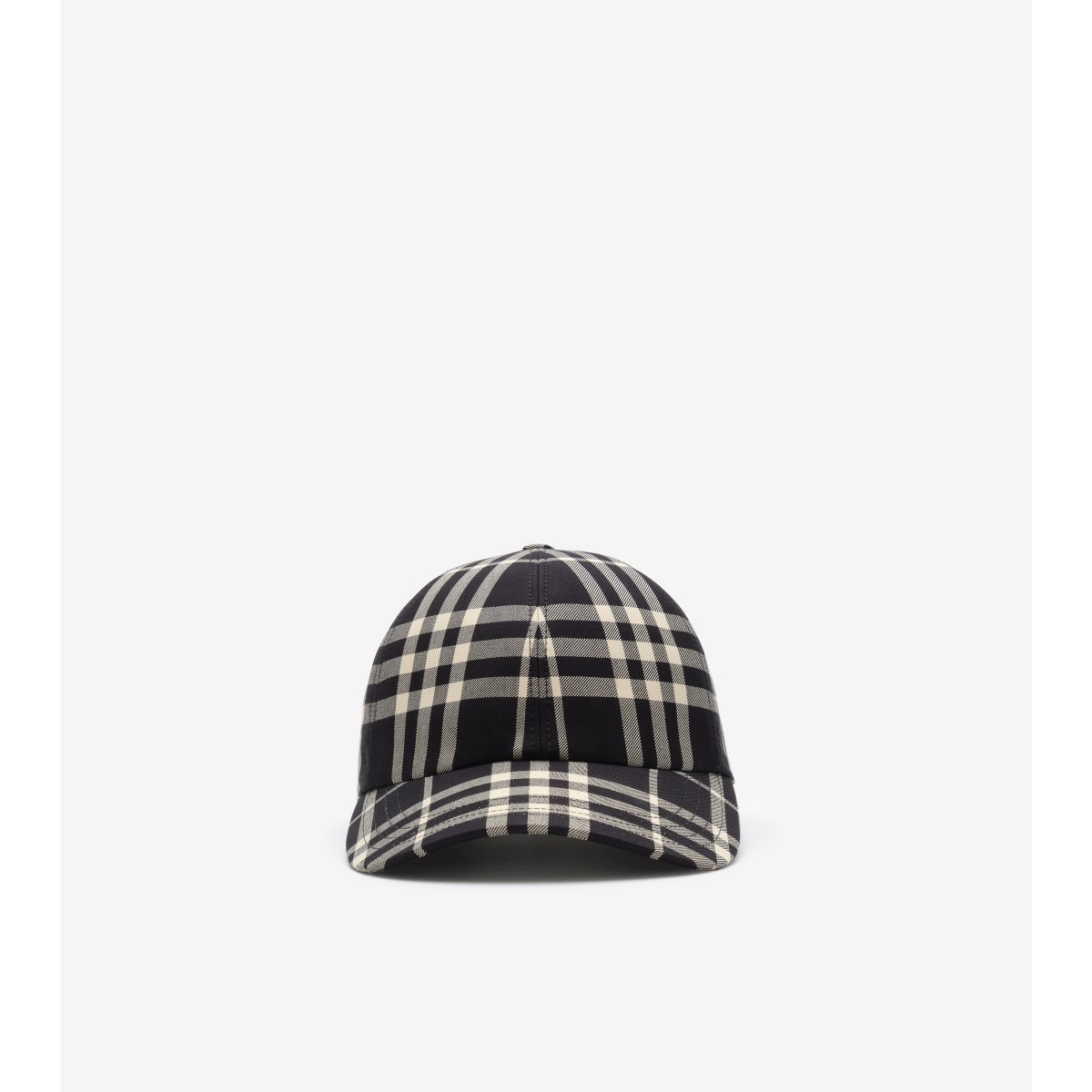  Check Cotton Baseball Cap