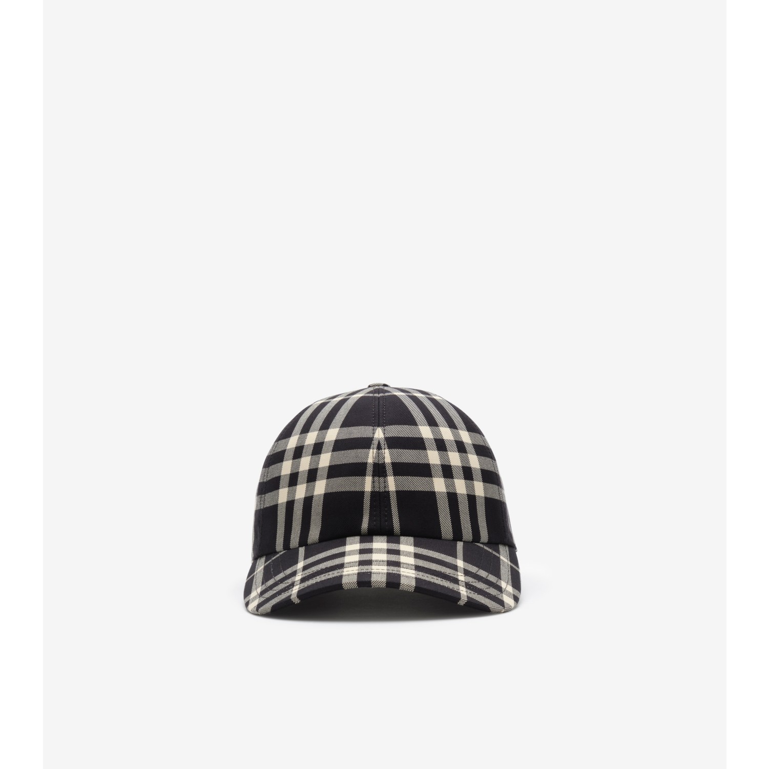 Baumwoll-Basecap in Check