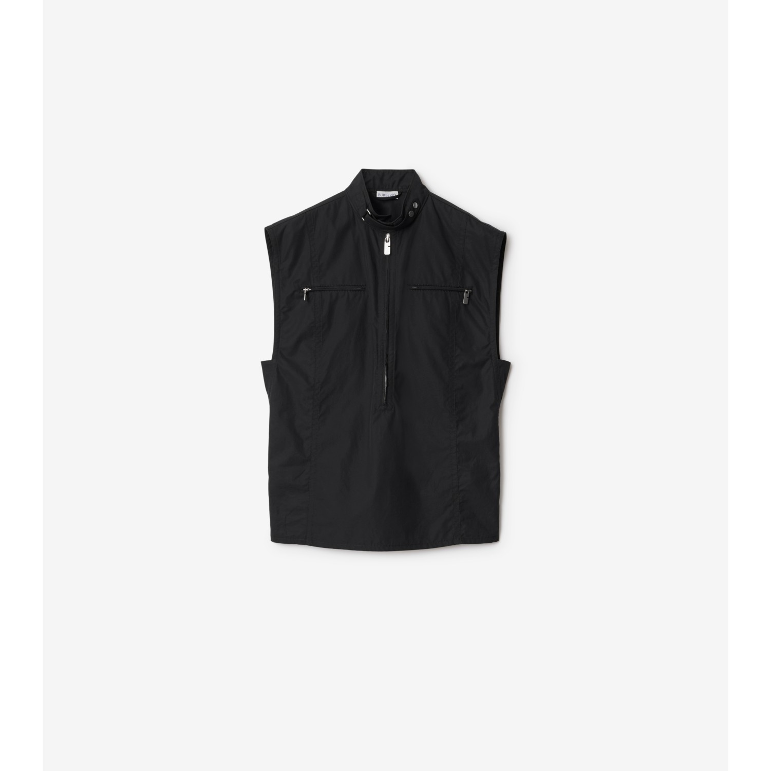 Cotton Top in Black - Women | Burberry® Official
