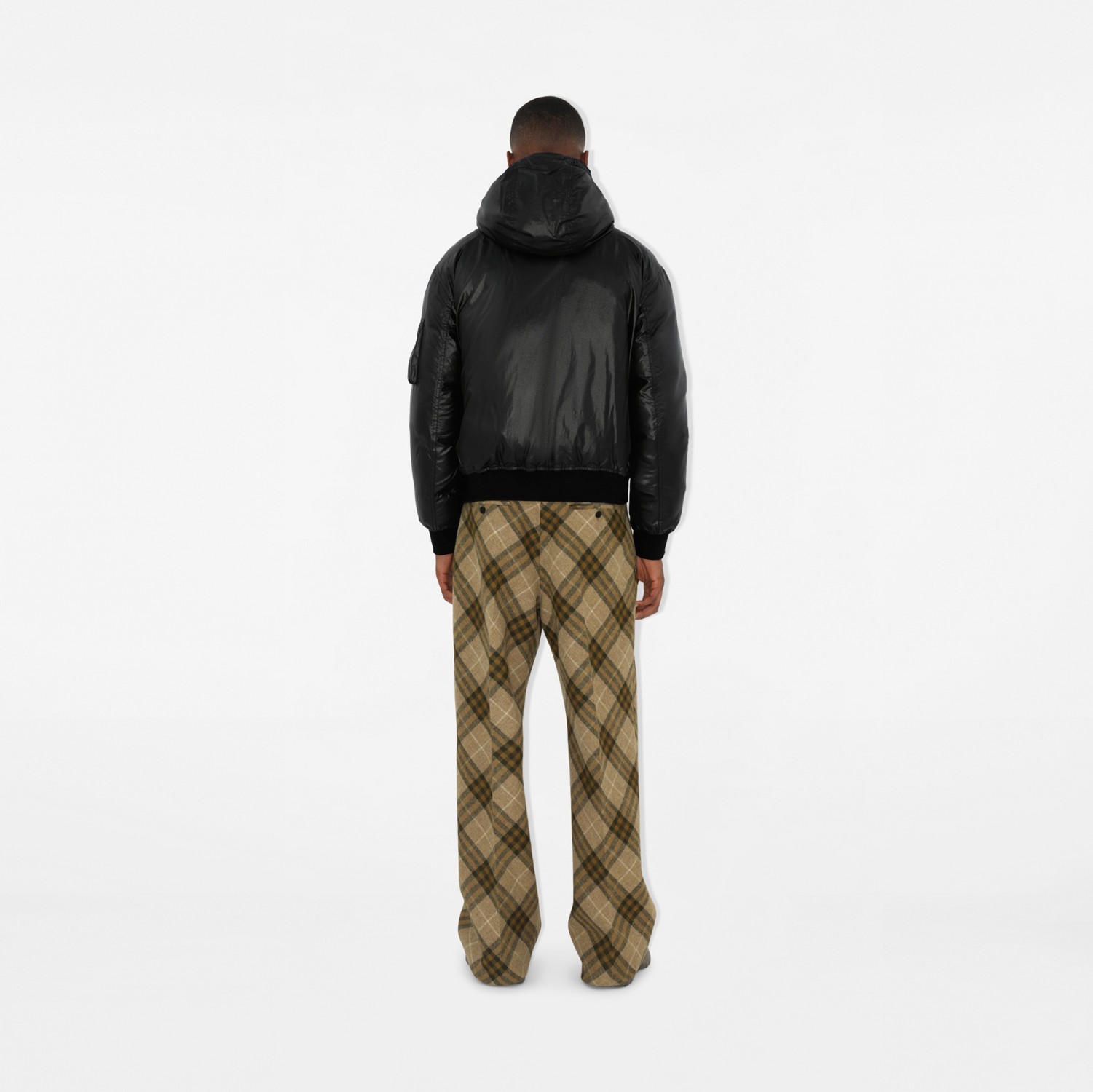 Nylon Bomber Jacket in Black - Men | Burberry® Official Nylon Bomber Jacket in Black - Men | Burberry® Official
